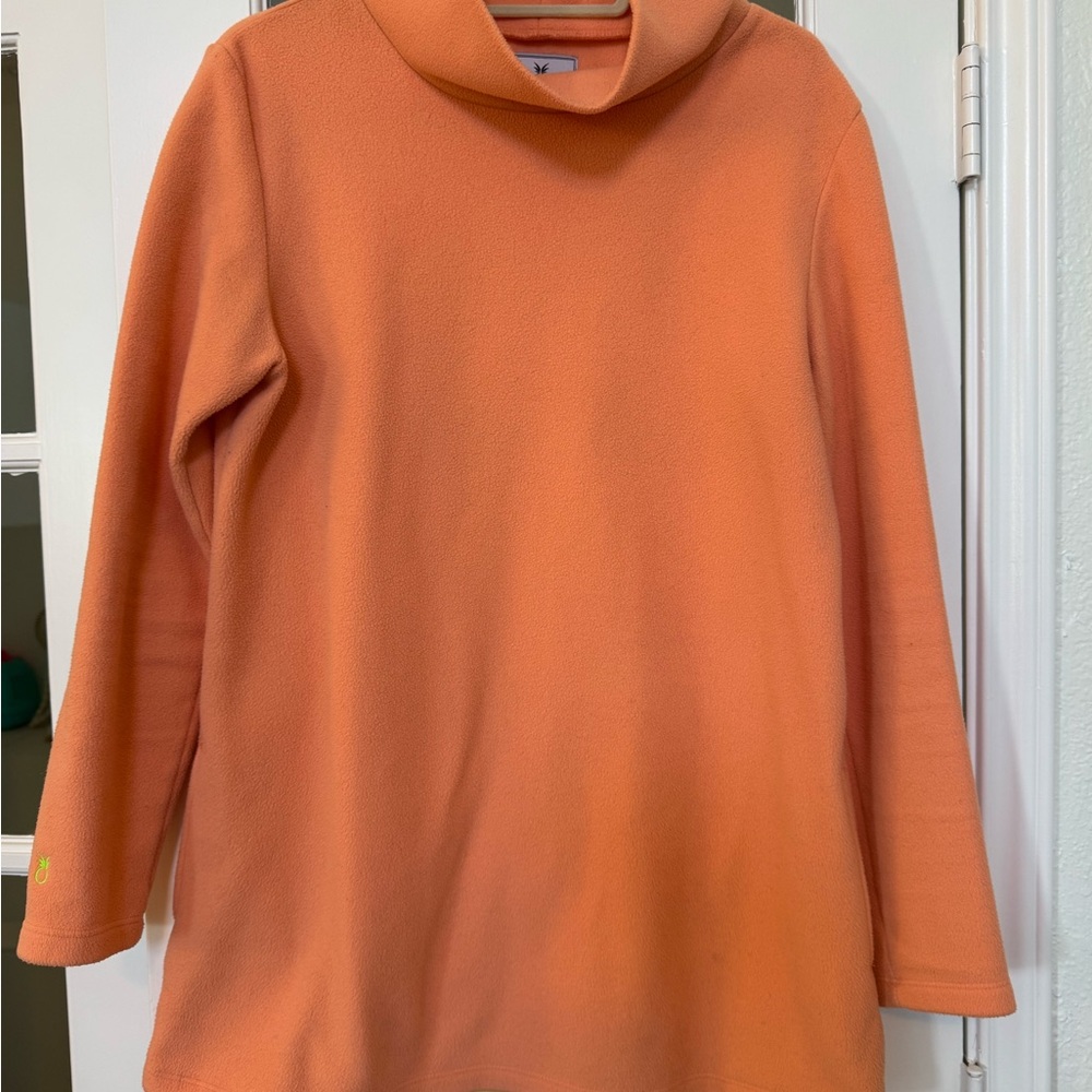 Dudley Stephens Orange Cobble Hill Sweater
